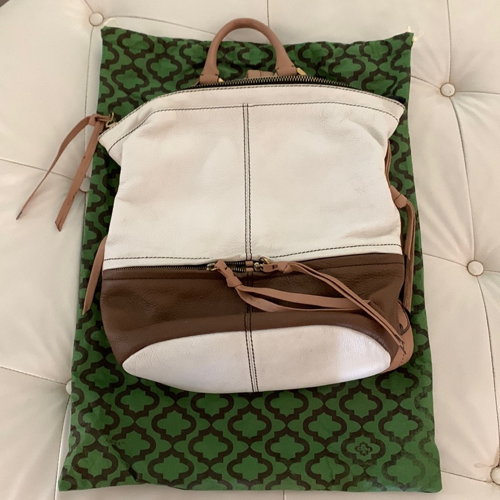 Used Leather Backpack